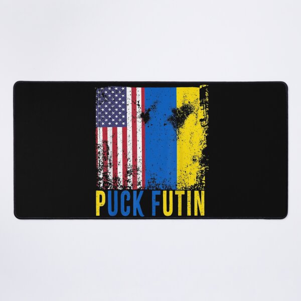 Item preview, Puck Futin Ukraine Flag American Flag Support Ukraine designed and sold by LisaForHim.