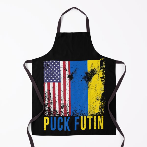Item preview, Puck Futin Ukraine Flag American Flag Support Ukraine designed and sold by LisaForHim.