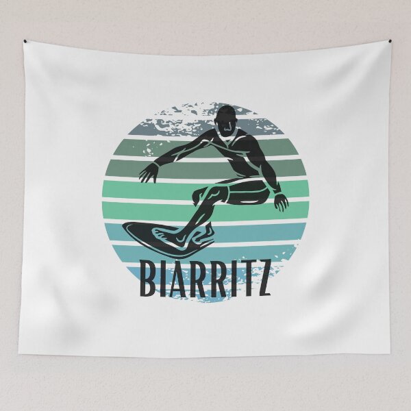 Item preview, biarritz surf beach  designed and sold by mikoala50.