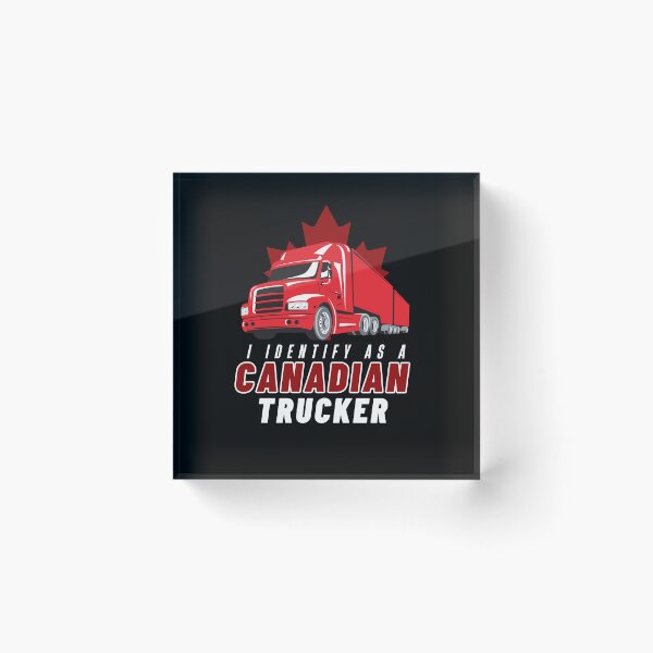 Item preview, I Identify As A Canadian Trucker (Freedom Convoy Canada Trucker) designed and sold by i-longmanshop.