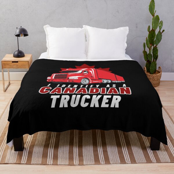Item preview, I Identify As A Canadian Trucker (Freedom Convoy Canada Trucker) designed and sold by i-longmanshop.