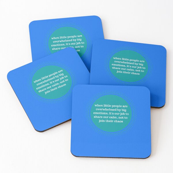 Item preview, little people big emotions (turquoise) Sticker designed and sold by MaiksAltwicker.