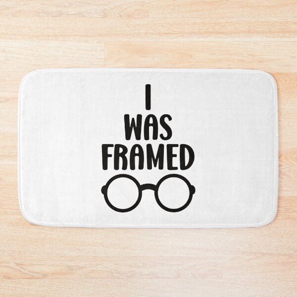 Item preview, I Was Framed Pun Quote With Eyeglasses designed and sold by Primroaddesigns.