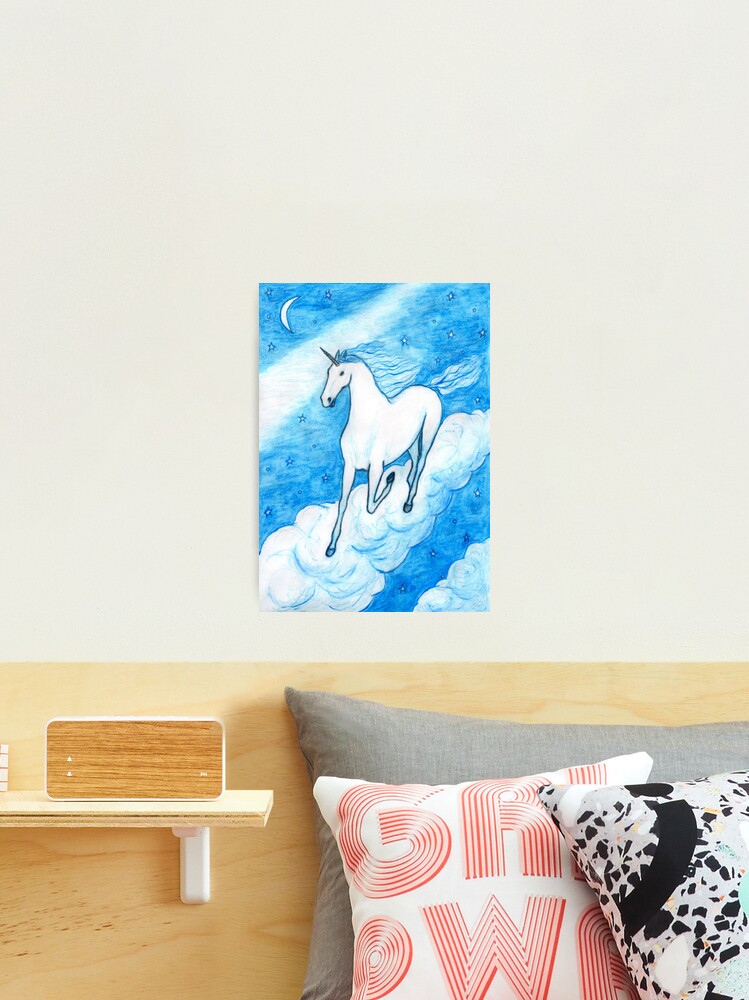 Thumbnail 2 of 3, Photographic Print, Unicorn in Sky designed and sold by Mallorn.