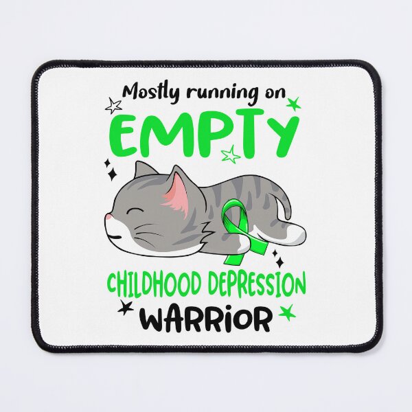 Item preview, Childhood Depression Awareness, Mostly Running on Childhood Depression Warrior designed and sold by Tammyilaria.