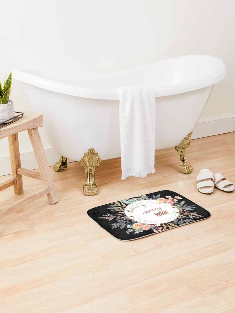 Thumbnail 2 of 6, Bath Mat, Spring Mode designed and sold by GraphicsClub.