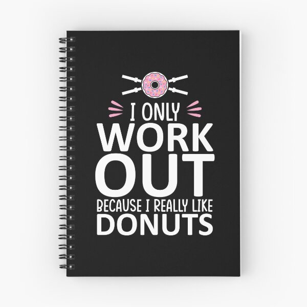Item preview, I Only Work Out Because I Really Like Donuts v3 designed and sold by Printend _.