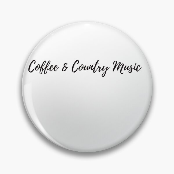 Item preview, Coffee & Country Music - Small Size  Sticker designed and sold by KriszGomb.