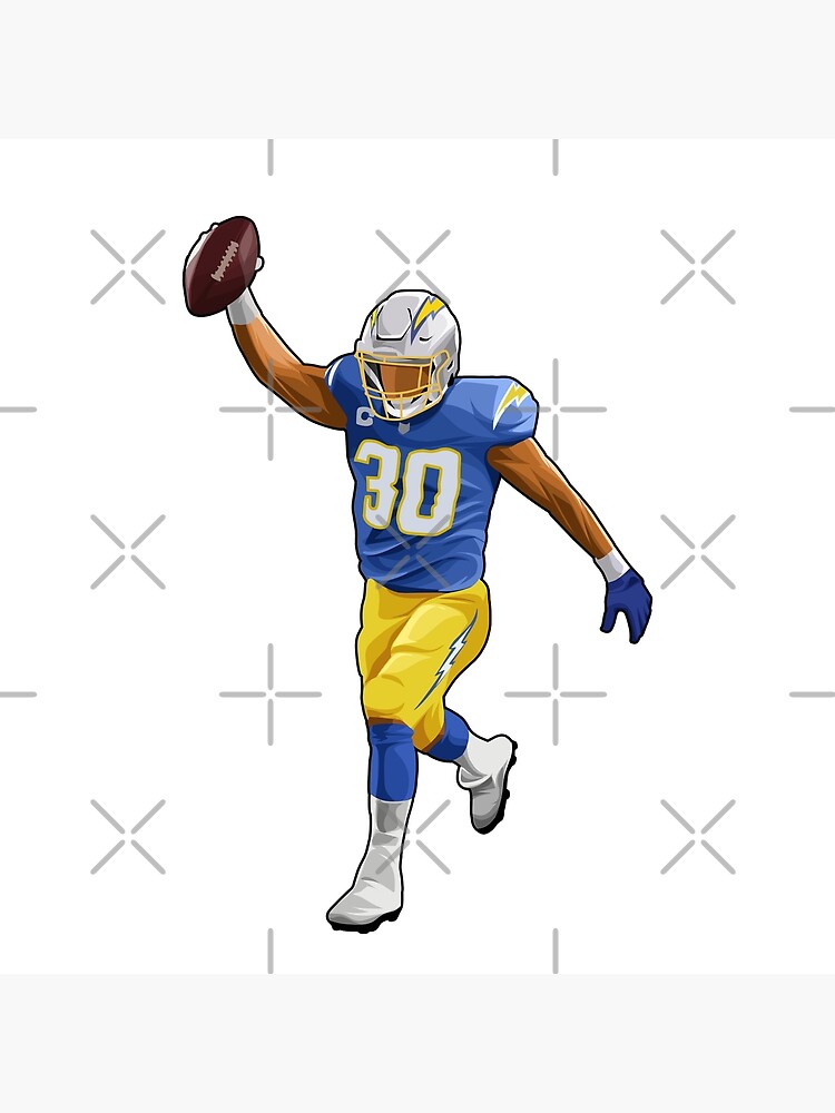 Austin Ekeler football Paper Poster Chargers 4