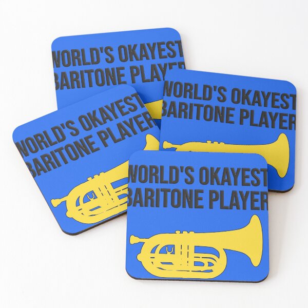 Item preview, Marching Baritone - World&x27;s okayest baritone player! Funny Marching Band Gift Sticker designed and sold by SilassSchulz.
