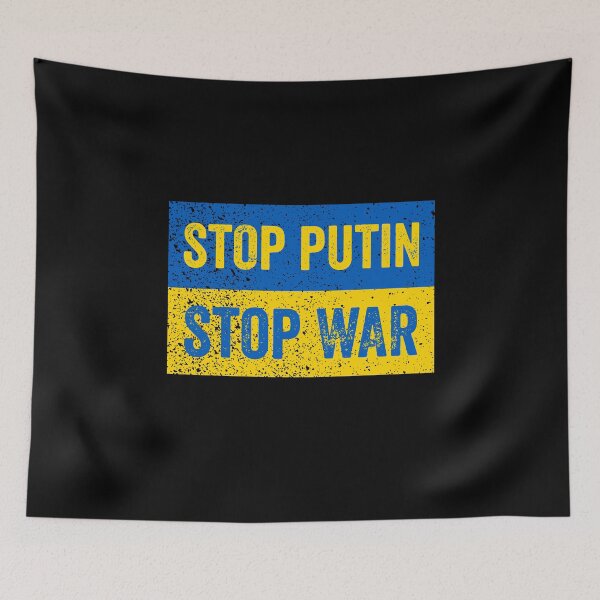 Item preview, Stop Putin Stop war Ukrainian Flag Ukraine Freedom tshirt Stop War designed and sold by lxmag.