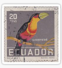 Ecuador Stamp Sticker Sticker