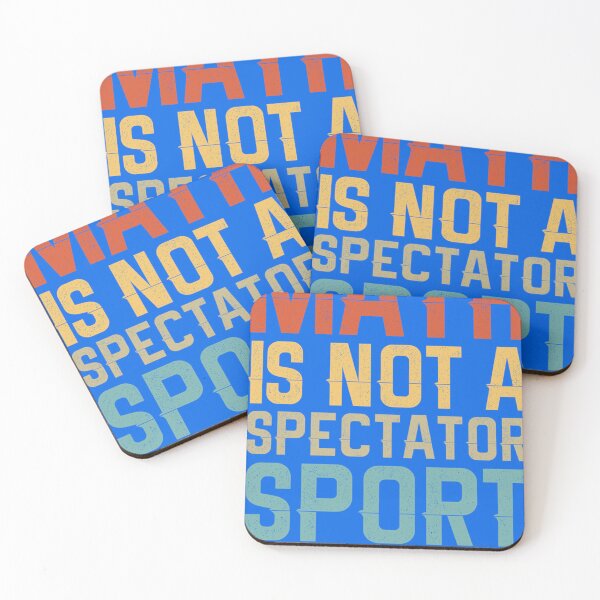 Item preview, Math is not a spectator sport  Funny Gift Idea for High School Math Teachers Sticker designed and sold by FeliEngemann.