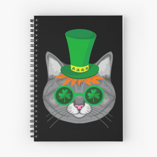 Item preview, Funny Irish Cat Wearing Green Shamrock Sunglasses and Leprechaun Hat St. Patrick's Day designed and sold by dass-art.