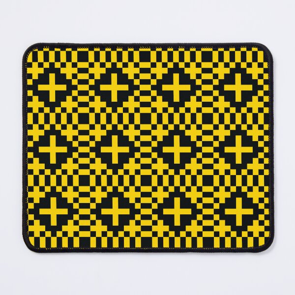 Item preview, PIXEL PATTERN yellow and black designed and sold by Ray Loka.