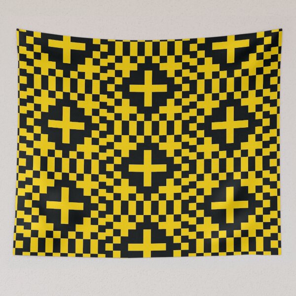 Item preview,   PIXEL PATTERN yellow and black designed and sold by Ray Loka.
