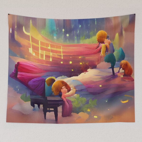 Item preview, The discordant harmonies strike a note in your heart that brings a tear to your eye before you fall asleep at last designed and sold by MichaelCurrin.
