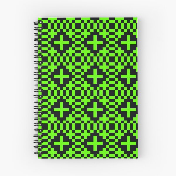 Item preview, PIXEL PATTERN lime and black designed and sold by Ray Loka.