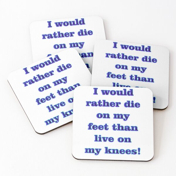 Item preview, I Would Rather Die on My Feet designed and sold by captainpeter.