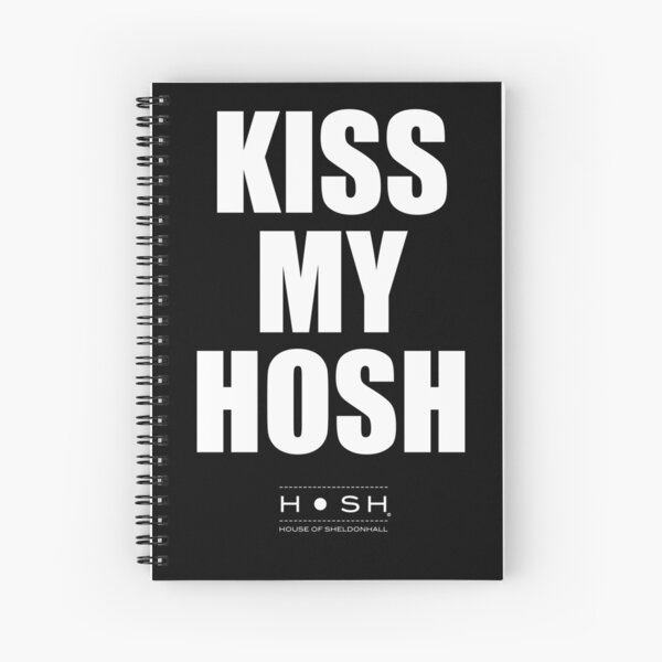 KISS MY HOSH W LOGO Spiral Notebook