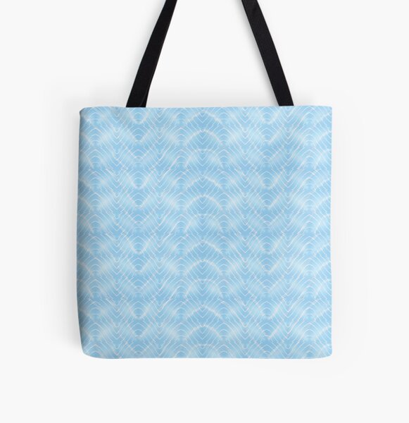 Abstract Blue lagoon All Over Print Tote Bag