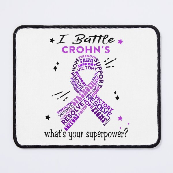 Item preview, Crohn's Warrior, I Battle Crohn's What's Your Superpower? designed and sold by Greggwillard.