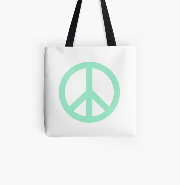 Peace Symbol Colorful Purse Tote Bag Handbag For Women - Bestiewisdom