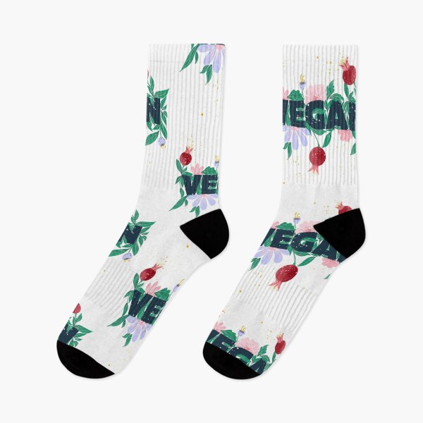 Item preview, Vegan floral bloom typography designed and sold by InnaMGraphic.