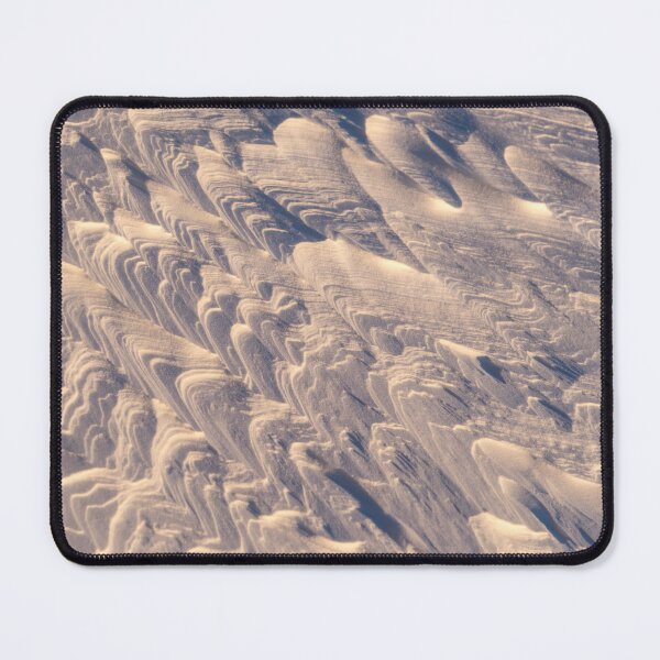 Item preview, Abstracts by Nature - Wind Sculpted Snow Reliefs in Blue and Gold designed and sold by Georgia Mizuleva.