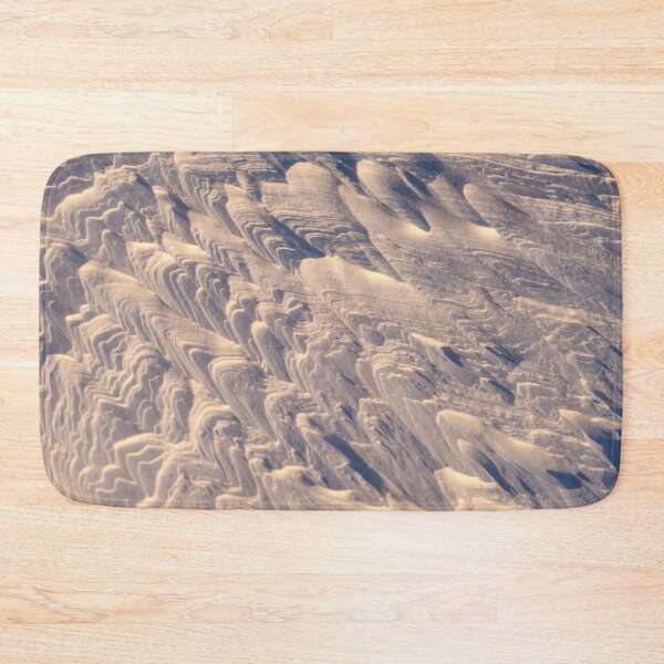 Item preview, Abstracts by Nature - Wind Sculpted Snow Reliefs in Blue and Gold designed and sold by Georgia Mizuleva.