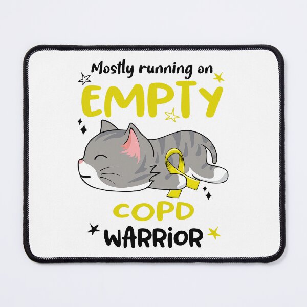 Item preview, COPD Awareness, Mostly Running on COPD Warrior designed and sold by Tammyilaria.