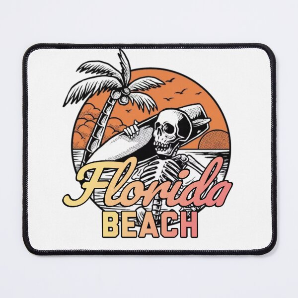 Item preview, Skull Summer Holiday on Florida Beach designed and sold by FeelTune.