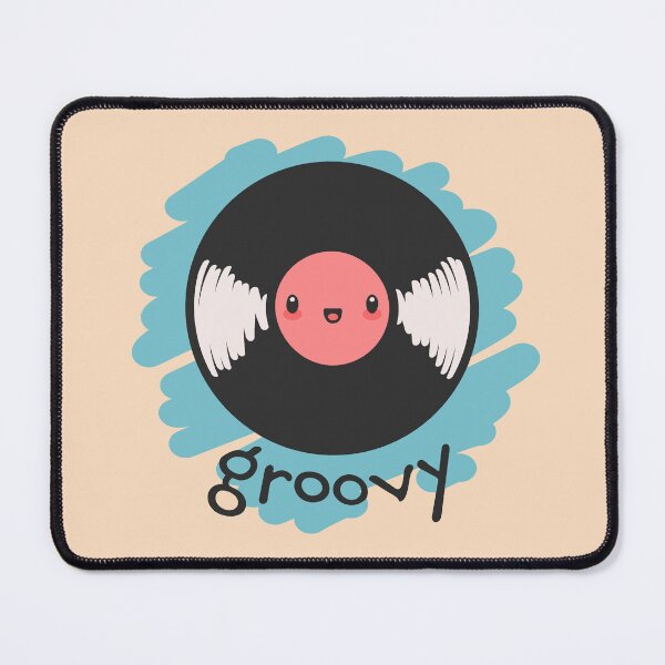 Item preview, Groovy Cute Kawaii Cartoon Vinyl Record designed and sold by BobJolley.