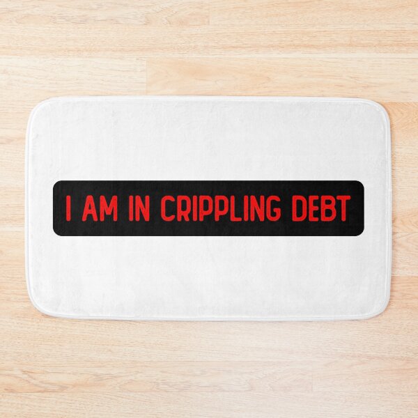 Item preview, I Am In Crippling Debt Cool Helmet designed and sold by Sour Soul.