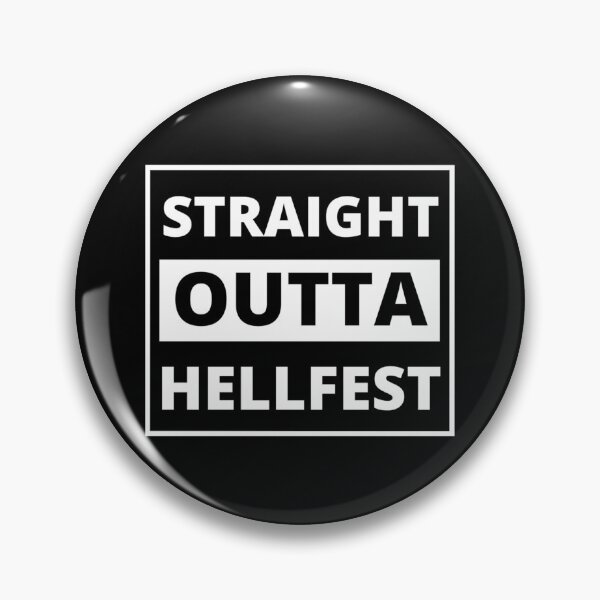 Item preview, Straight Outta Hellfest Sticker designed and sold by SeanDarr36.