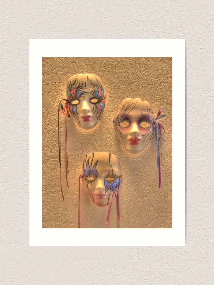 Alternate view of Masquerade Art Print