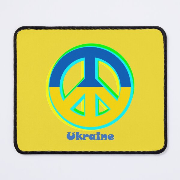 Item preview, Flag of Ukraine as a Sign of Peace designed and sold by WearWolfDesigns.
