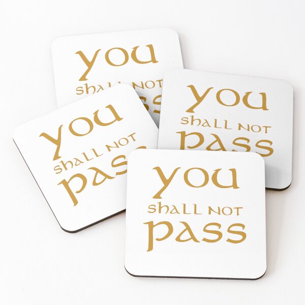 Item preview, You Shall Not Pass designed and sold by emzimerch1.