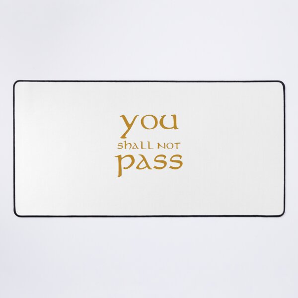 Item preview, You Shall Not Pass designed and sold by emzimerch1.