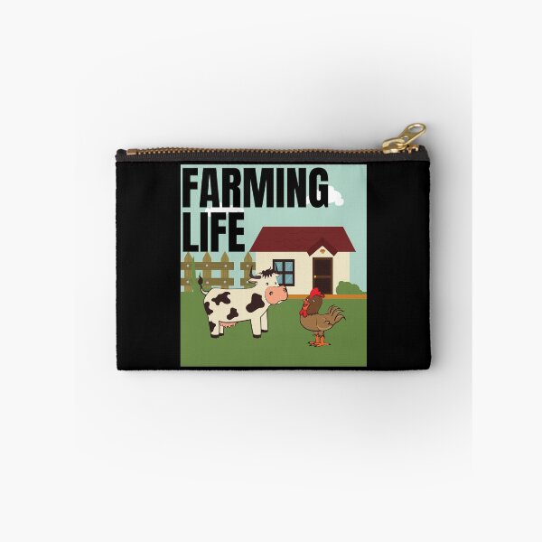 Item preview, Farming life with house cow and hen, chicken, The Farm Life, Country life _ Farming designed and sold by Shirtazy.
