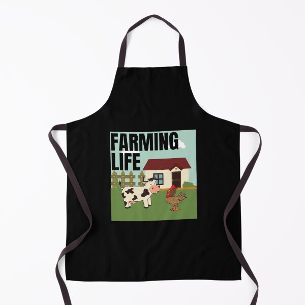 Item preview, Farming life with house cow and hen, chicken, The Farm Life, Country life _ Farming designed and sold by Shirtazy.