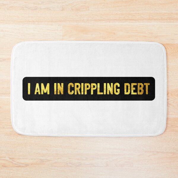 Item preview, I Am In Crippling Debt Cool Motorcycle designed and sold by Sour Soul.