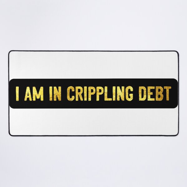 Item preview, I Am In Crippling Debt Cool Motorcycle designed and sold by Sour Soul.