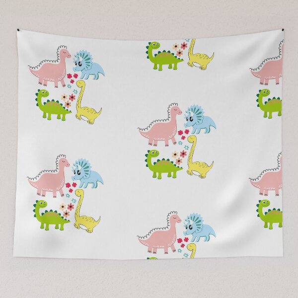 Item preview, Dinosaurs & Flowers designed and sold by Y-STUDIOS.