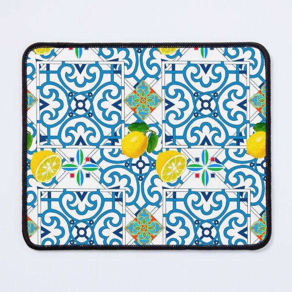 Item preview, Italian,Sicilian art,majolica,tiles,lemons  designed and sold by MariaMarinova.