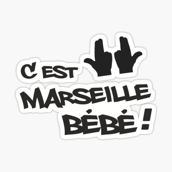 😍 Sticker Olympique de Marseille effet maillot OM – stickers foot