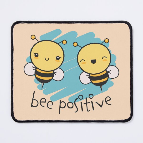 Item preview, Bee Positive Cute Kawaii Cartoon Bees  designed and sold by BobJolley.