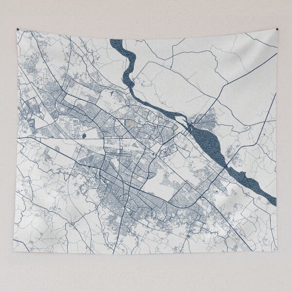 Item preview, Kanpur City Map of Uttar Pradesh, India - Coastal designed and sold by deMAP.