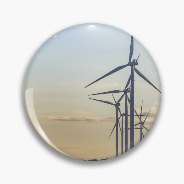 Item preview, Windmill farm on green meadow designed and sold by Lukasz Szczepanski.