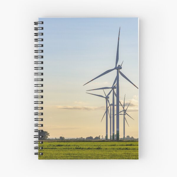 Item preview, Windmill farm on green meadow designed and sold by Lukasz Szczepanski.
